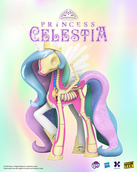 MLP Princess Celestia XXRAY Plus Limited Edition Art Toy (Signed