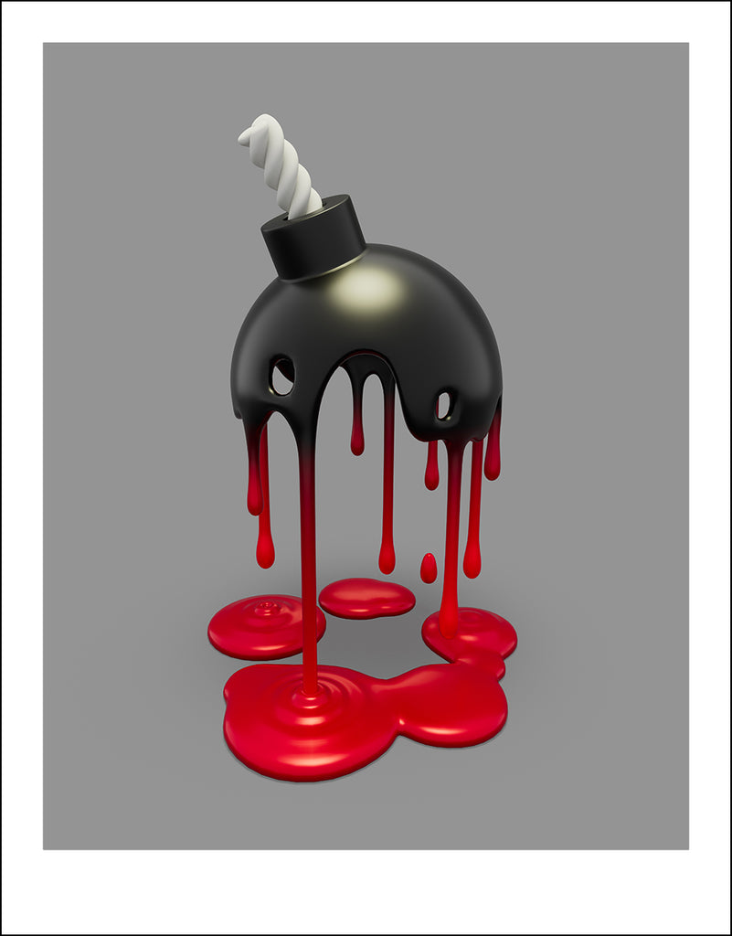 "Melting Bomb" Print